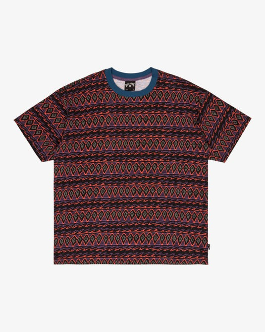 Billabong Men's Since 73 Paint Rack Og T-Shirt Pewter EBYKT00121-PEW