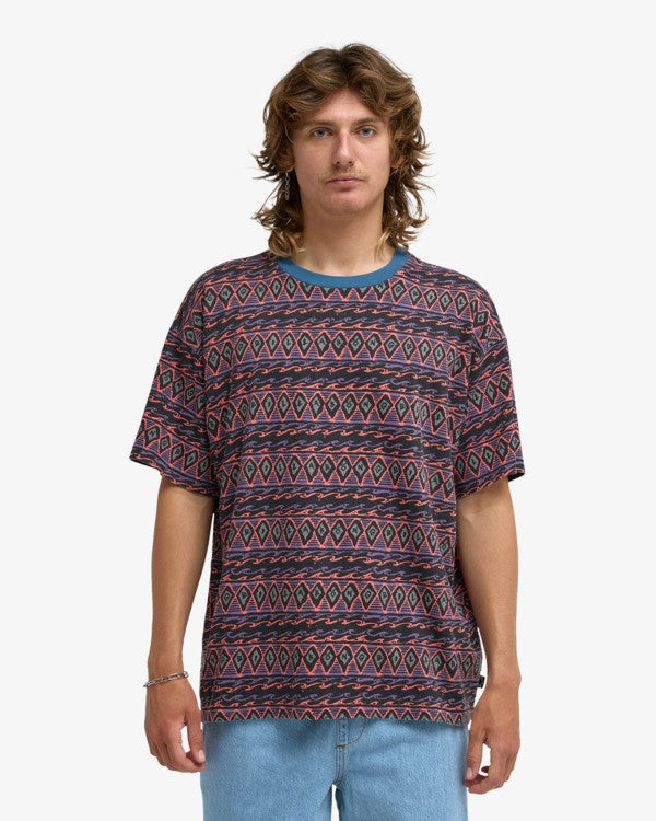 Load image into Gallery viewer, Billabong Men's Since 73 Paint Rack Og T-Shirt Pewter EBYKT00121-PEW
