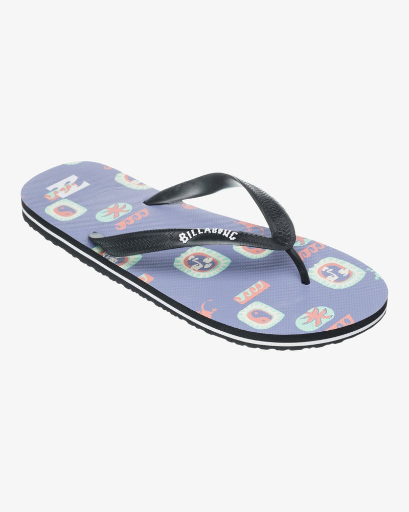 Load image into Gallery viewer, Billabong Men&#39;s Tides Flip Flops Light Purple EBYL100027-SKW0
