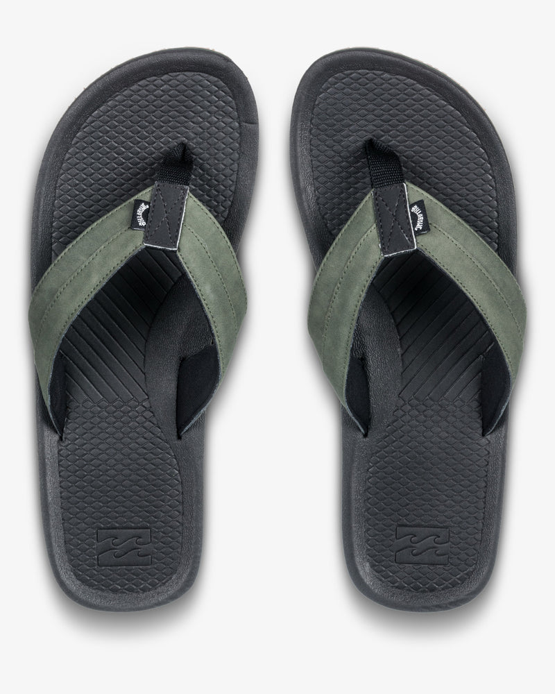 Load image into Gallery viewer, Billabong Men&#39;s OffShore Impact Flip-Flops Black EBYL100033-BLK
