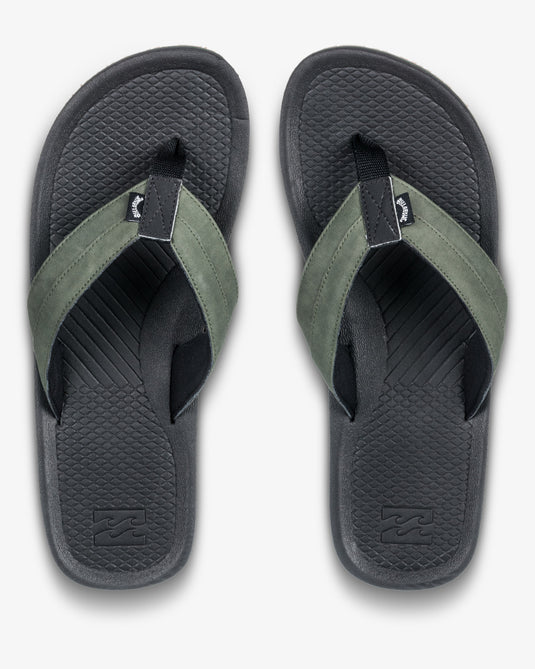 Billabong Men's OffShore Impact Flip-Flops Black EBYL100033-BLK