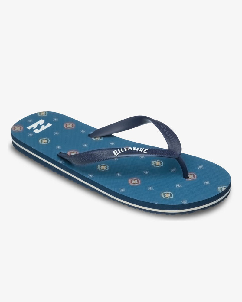 Load image into Gallery viewer, Billabong Men's Tides Flip Flops Real Teal EBYL100047-BRP0
