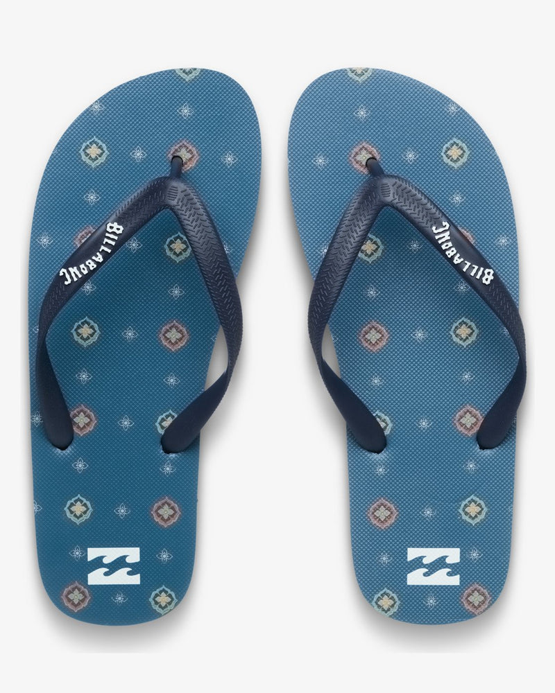 Load image into Gallery viewer, Billabong Men's Tides Flip Flops Real Teal EBYL100047-BRP0
