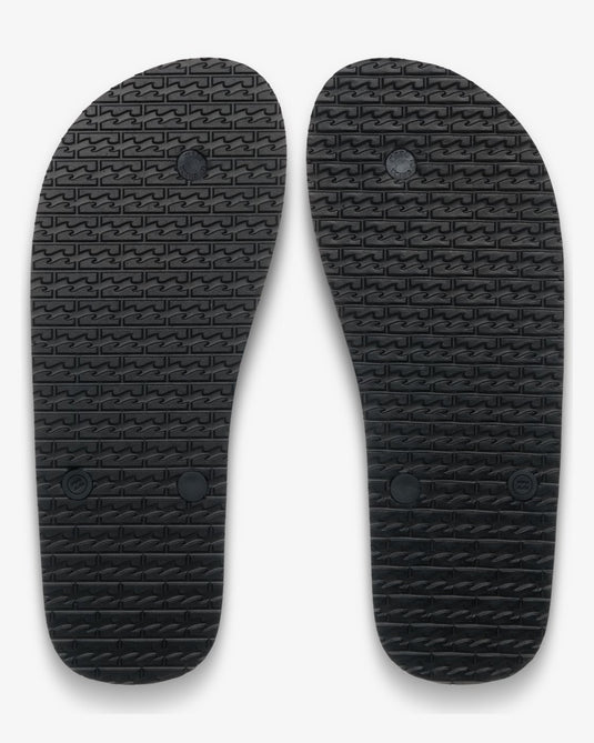 Billabong Men's Tides Flip Flops Pewter EBYL100047-PEW