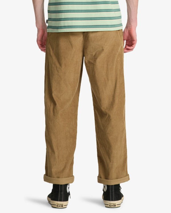 Load image into Gallery viewer, Billabong Men&#39;s Larry Cord Pants Gravel EBYNP00111-GRV
