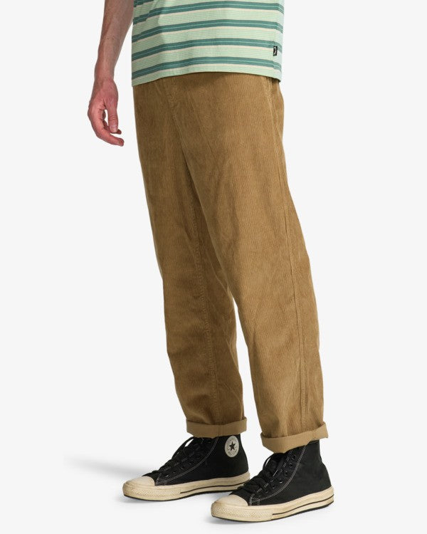 Load image into Gallery viewer, Billabong Men&#39;s Larry Cord Pants Gravel EBYNP00111-GRV

