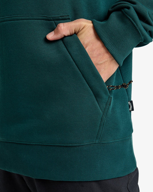 Billabong Men's Compass Po Hoodie Pine EBYSF00173-GTP0
