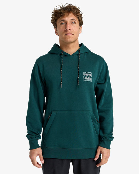 Billabong Men's Compass Po Hoodie Pine EBYSF00173-GTP0