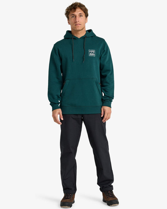Billabong Men's Compass Po Hoodie Pine EBYSF00173-GTP0