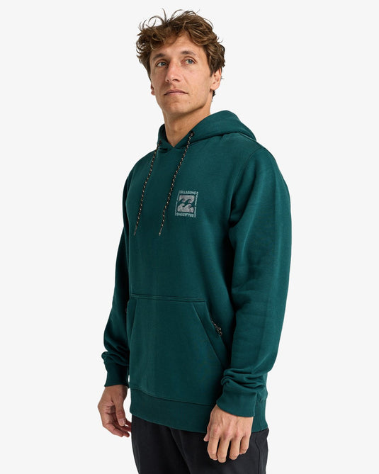 Billabong Men's Compass Po Hoodie Pine EBYSF00173-GTP0