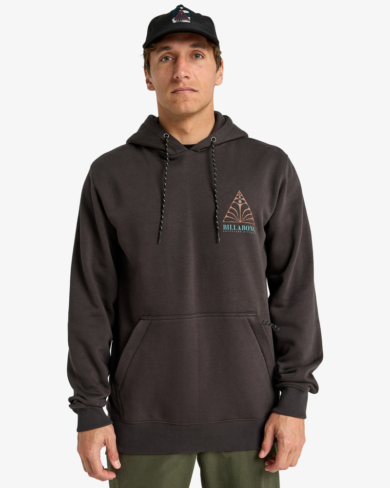 Load image into Gallery viewer, Billabong Men&#39;s Floating Po Hoodie Washed Black EBYSF00174-WAA
