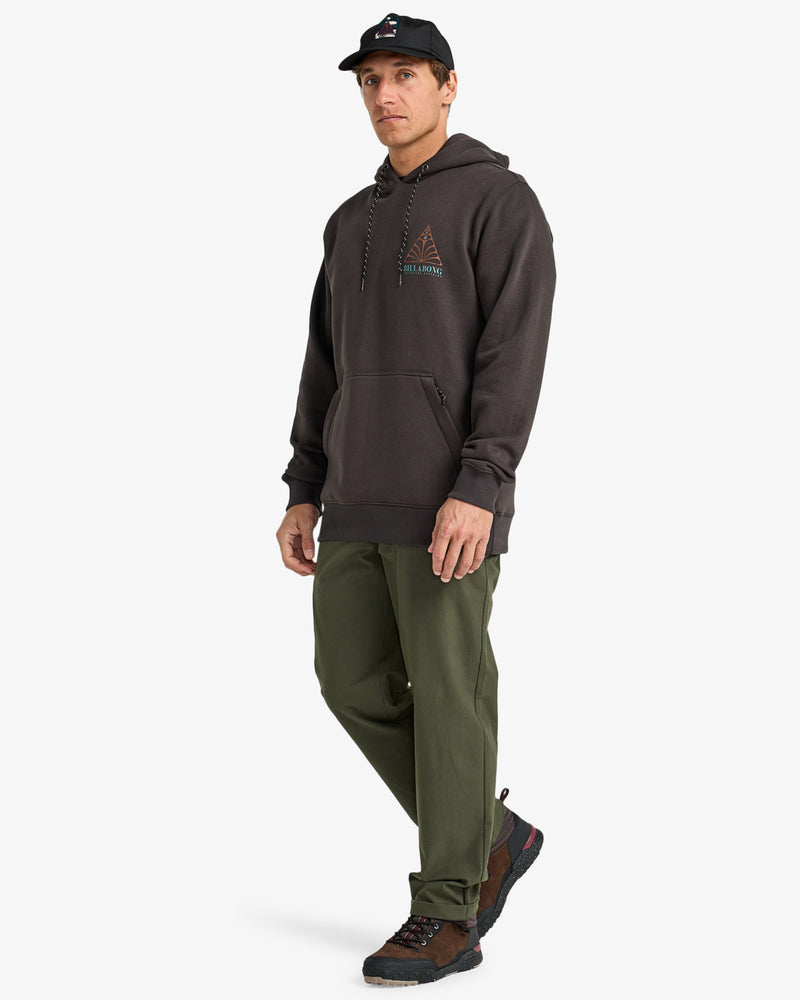 Load image into Gallery viewer, Billabong Men&#39;s Floating Po Hoodie Washed Black EBYSF00174-WAA
