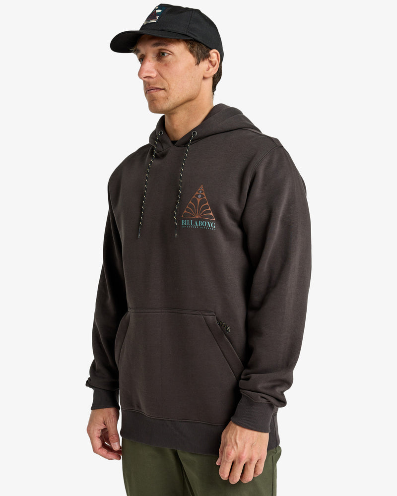 Load image into Gallery viewer, Billabong Men&#39;s Floating Po Hoodie Washed Black EBYSF00174-WAA
