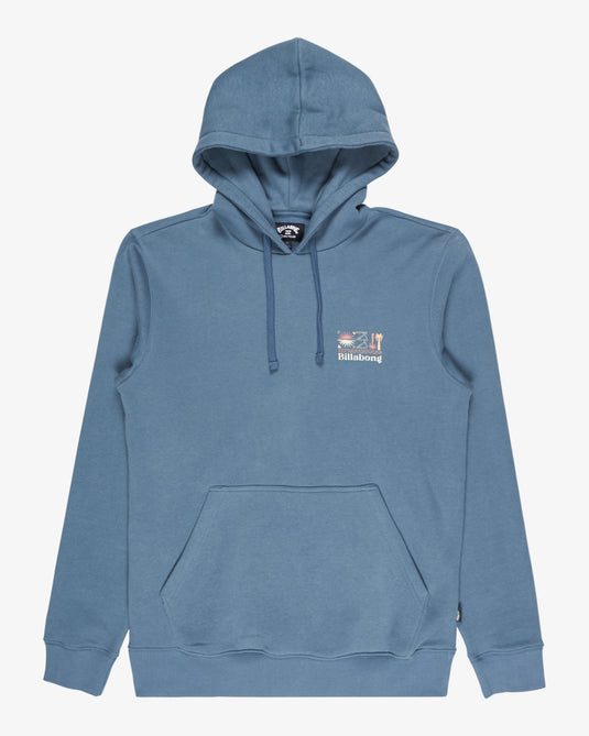Billabong Men's Foundation Po Hoodie Slate Blue EBYSF00175-BND0