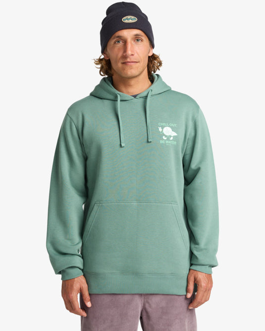 Billabong Men's Foundation Po Hoodies Sagebrush EBYSF00175-BMR0