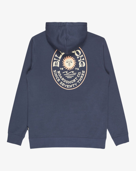 Billabong Men's Foundation Zip Hoodie Ombre Blue EBYSF00177-KRQ0