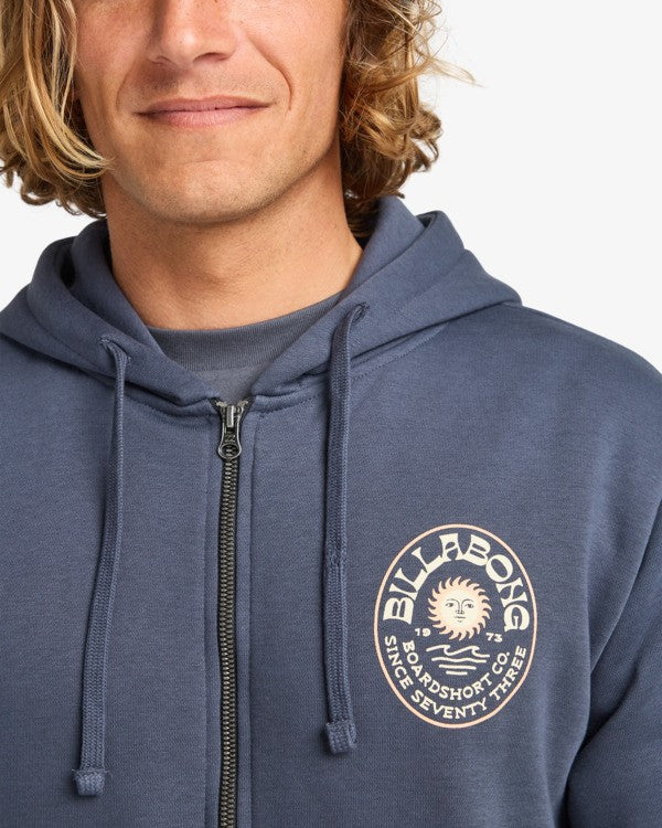 Load image into Gallery viewer, Billabong Men&#39;s Foundation Zip Hoodie Ombre Blue EBYSF00177-KRQ0

