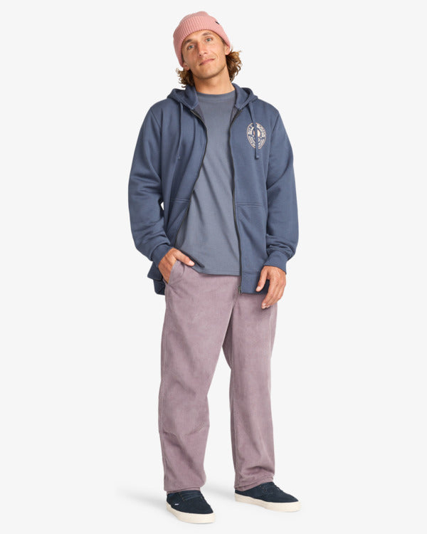 Load image into Gallery viewer, Billabong Men&#39;s Foundation Zip Hoodie Ombre Blue EBYSF00177-KRQ0
