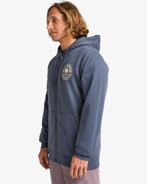 Load image into Gallery viewer, Billabong Men&#39;s Foundation Zip Hoodie Ombre Blue EBYSF00177-KRQ0
