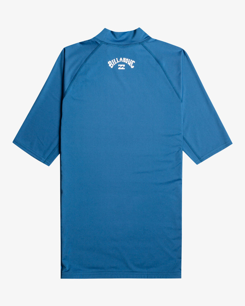 Load image into Gallery viewer, Billabong Men's Waves All Day Short Sleeve Rashguard Dark Blue EBYWR00101-DKB
