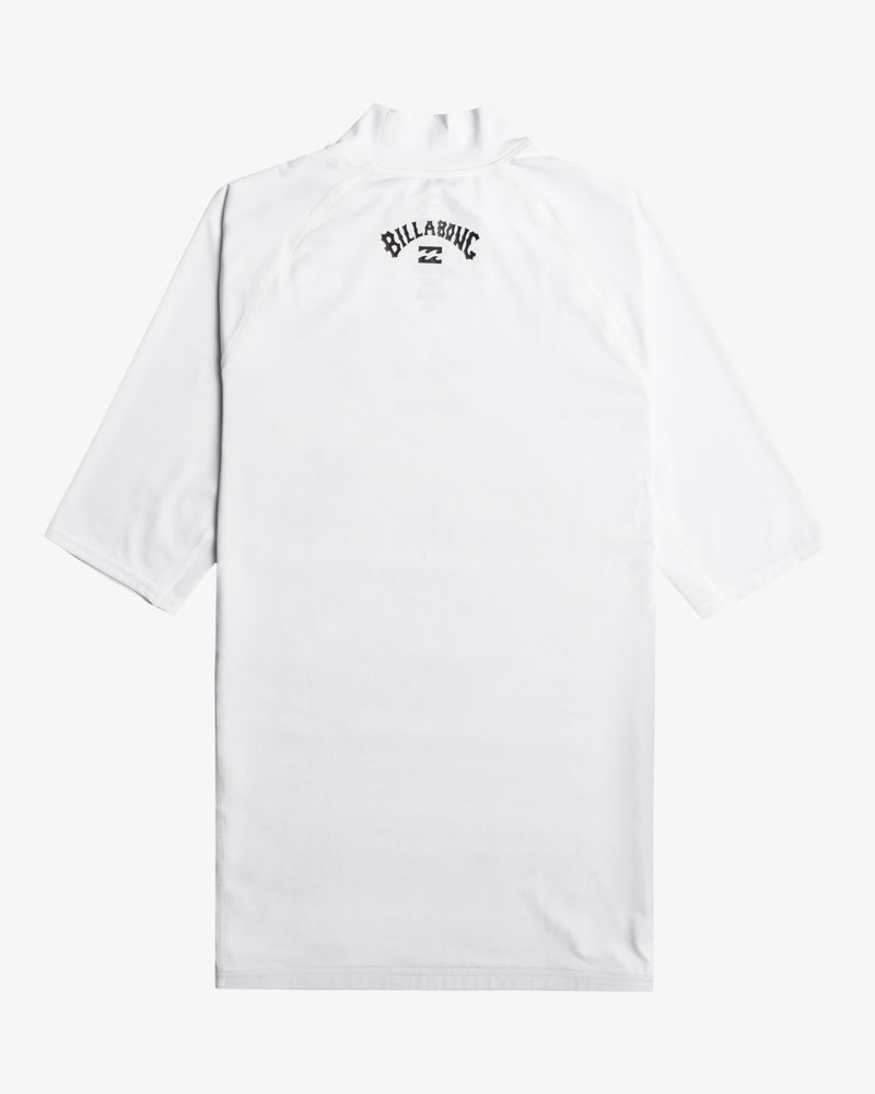 Load image into Gallery viewer, Billabong Men's Waves All Day Short Sleeve Rashguard White EBYWR00101-WHT
