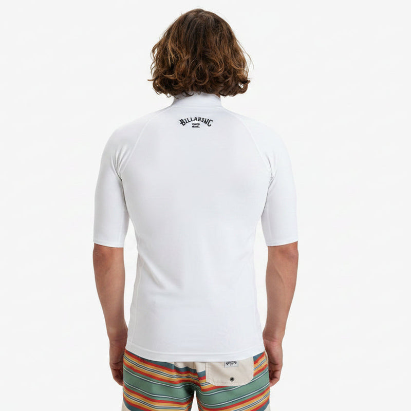 Load image into Gallery viewer, Billabong Men's Waves All Day Short Sleeve Rashguard White EBYWR00101-WHT
