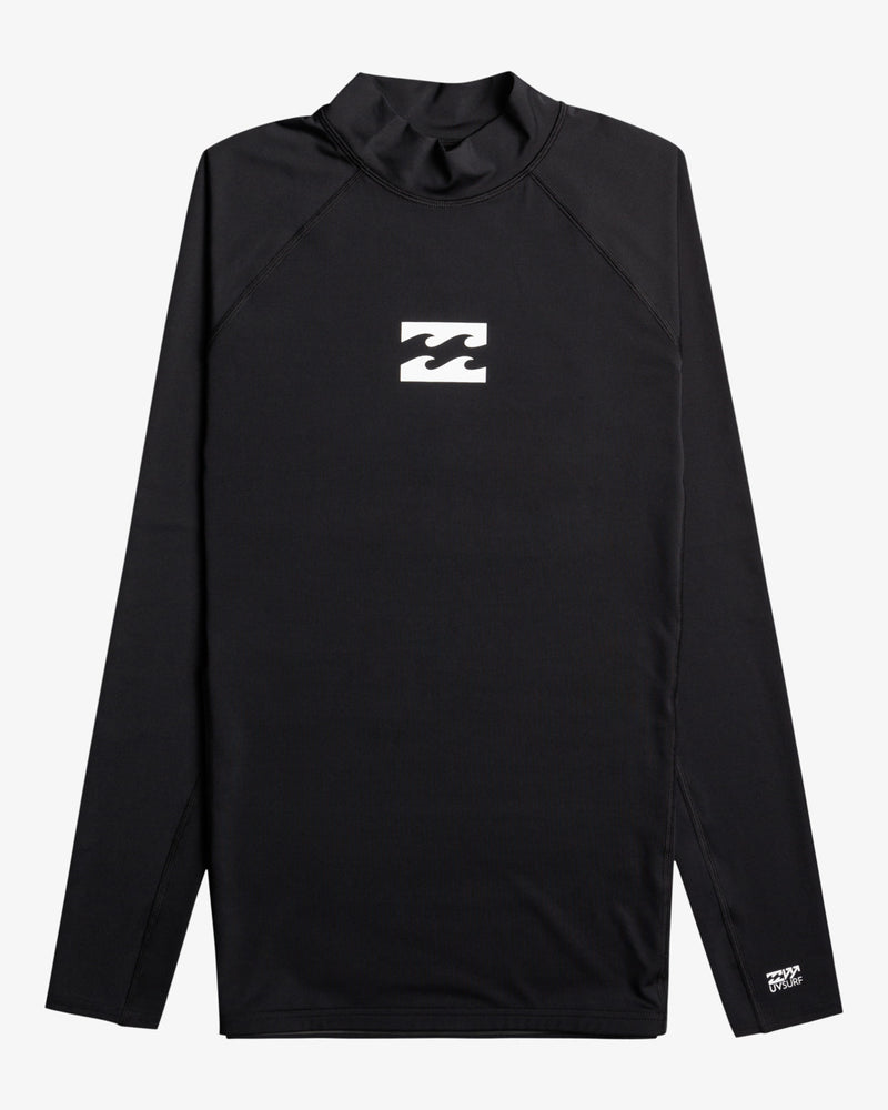 Load image into Gallery viewer, Billabong Men&#39;s Waves All Day Long Sleeve UPF 50 Rash Vest Black EBYWR00102-BLK
