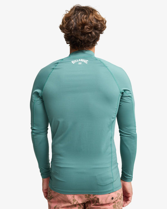 Billabong Men's Waves All Day Long Sleeve Lycra Sea Green EBYWR00102-BMR0