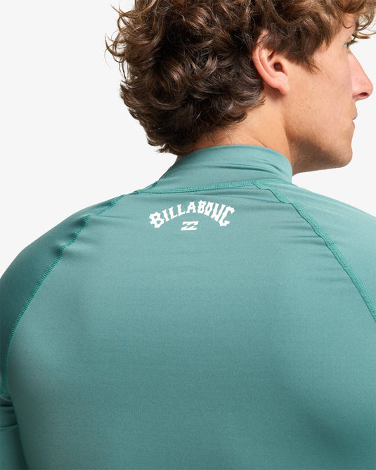 Billabong Men's Waves All Day Long Sleeve Lycra Sea Green EBYWR00102-BMR0