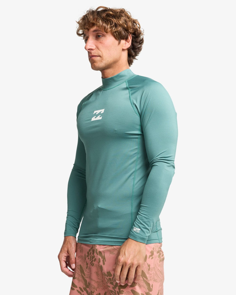 Load image into Gallery viewer, Billabong Men's Waves All Day Long Sleeve Lycra Sea Green EBYWR00102-BMR0
