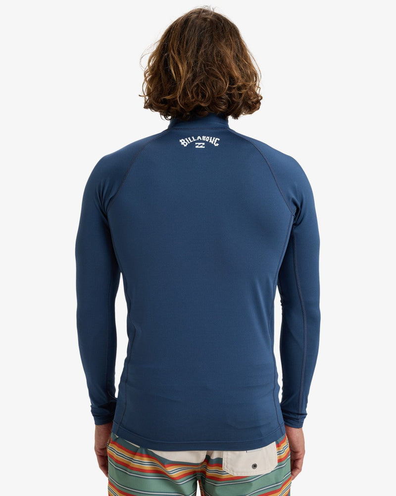 Load image into Gallery viewer, Billabong Men&#39;s Waves All Day Long Sleeve UPF 50 Rash Vest Midnight EBYWR00102-BSN0
