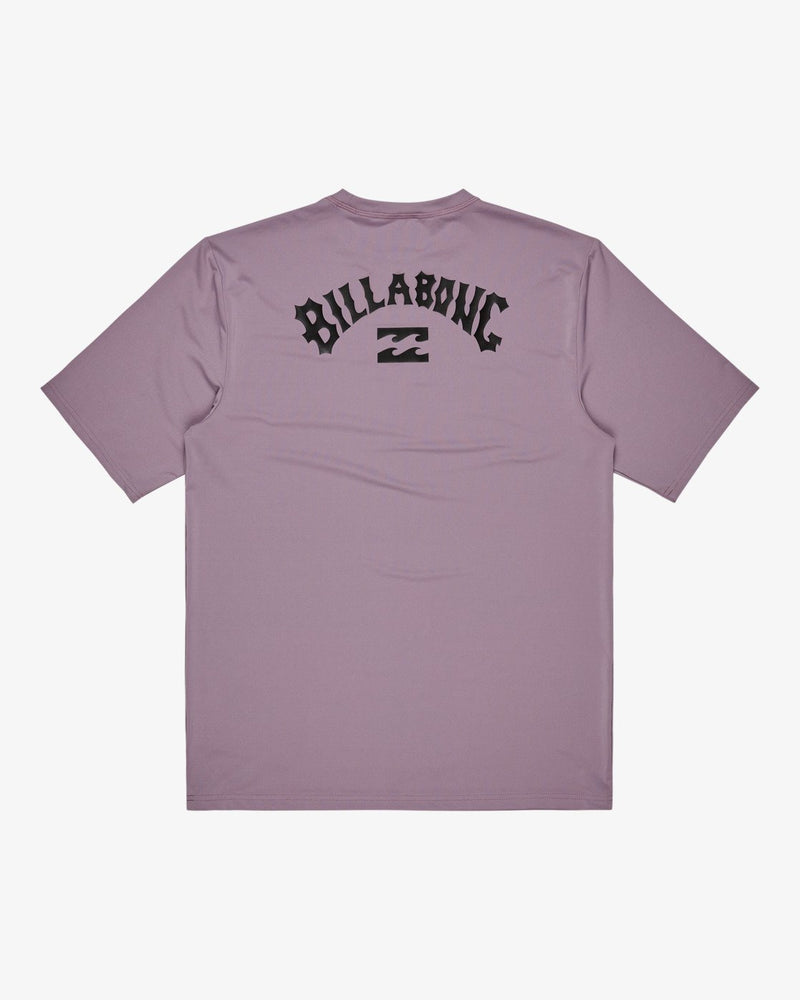 Load image into Gallery viewer, Billabong Men&#39;s Arch Wave Short Sleeves UPF 50 Surf T-Shirt Light Purple EBYWR03019-SKW0
