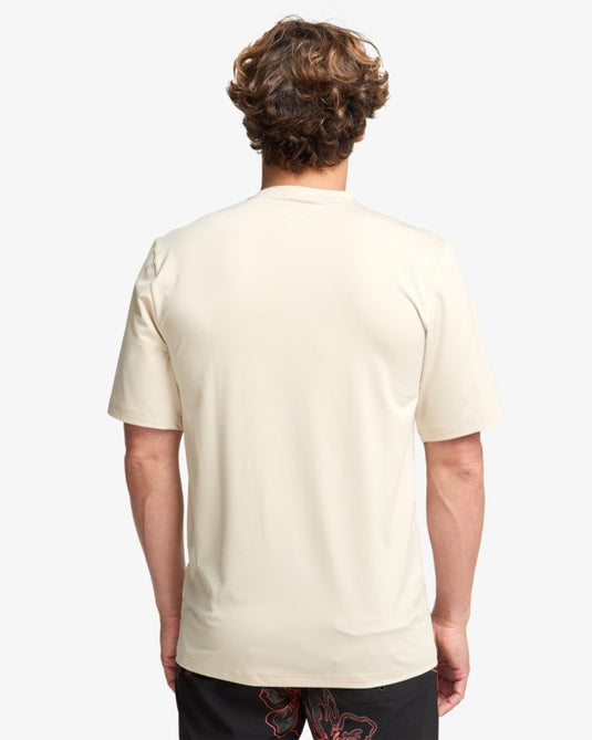 Billabong Men's Arch Wave Short Sleeve UPF50 Lycra Chino EBYWR03019-CHI