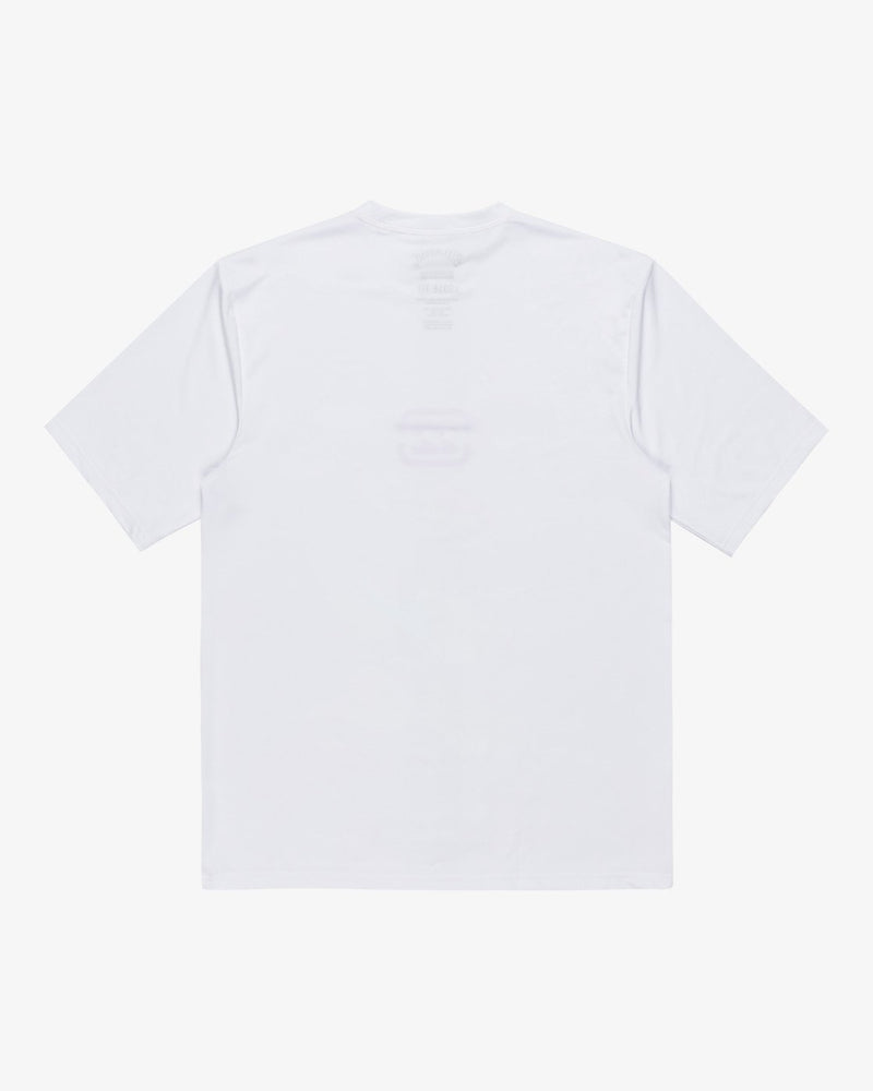 Load image into Gallery viewer, Billabong Men&#39;s Bracket Wave Short Sleeves UPF 50 Surf T-Shirt White EBYWR03021-WHT
