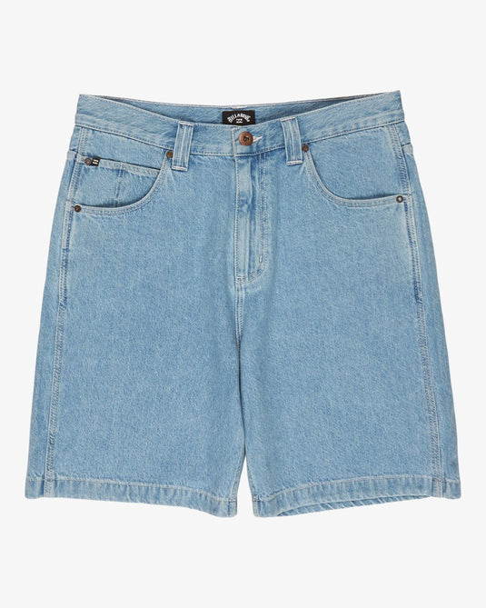 Billabong Men's Big 21" Denim Short Bleach Wash EBYWS00113-BEJW