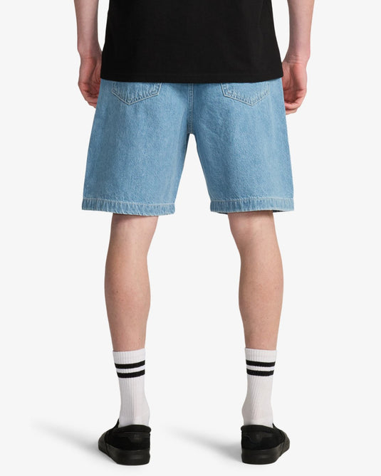 Billabong Men's Big 21" Denim Short Bleach Wash EBYWS00113-BEJW