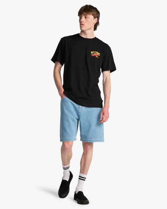 Billabong Men's Big 21" Denim Short Bleach Wash EBYWS00113-BEJW