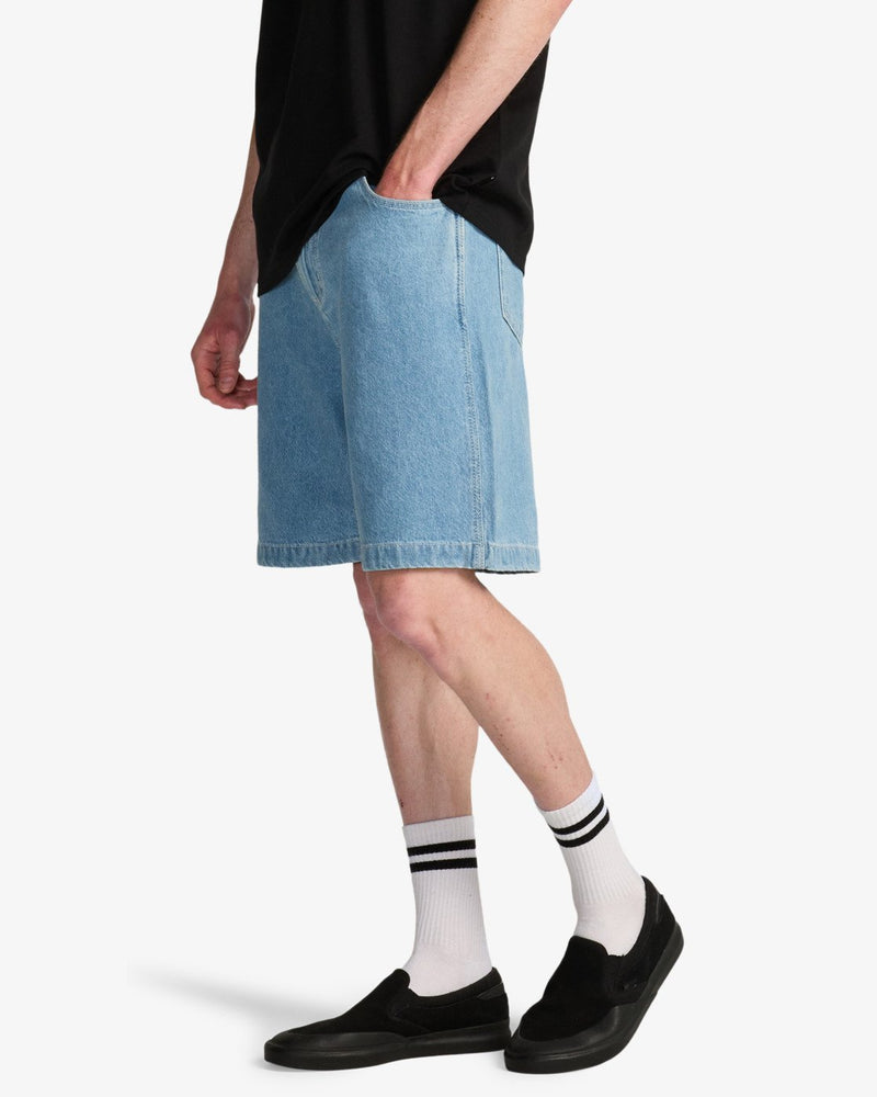 Load image into Gallery viewer, Billabong Men's Big 21" Denim Short Bleach Wash EBYWS00113-BEJW
