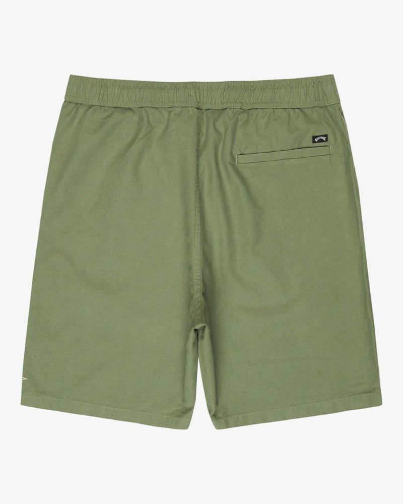 Load image into Gallery viewer, Billabong Men's Larry Linen Elasticated Shorts Moss Green EBYWS00135-GLW0
