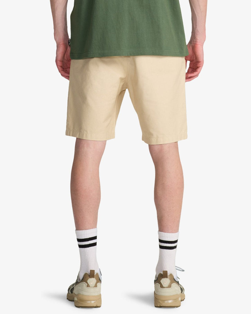 Load image into Gallery viewer, Billabong Men's Larry Linen Elasticated Shorts Natural EBYWS00135-WCF0
