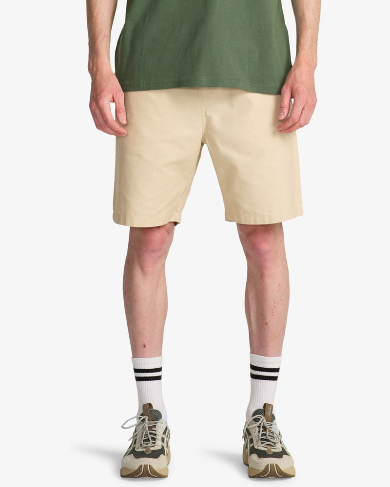 Load image into Gallery viewer, Billabong Men's Larry Linen Elasticated Shorts Natural EBYWS00135-WCF0
