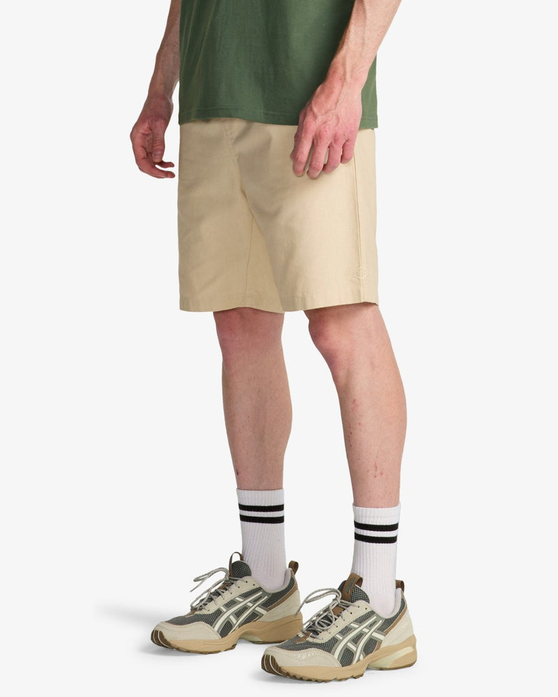 Load image into Gallery viewer, Billabong Men's Larry Linen Elasticated Shorts Natural EBYWS00135-WCF0
