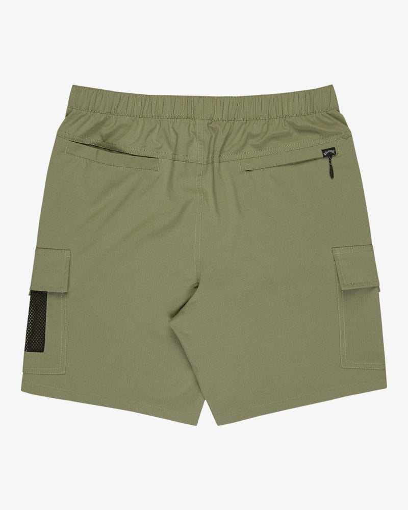 Load image into Gallery viewer, Billabong Surftrek Elastic Cargo Boardshorts Moss Green EBYWS00136-GLW0
