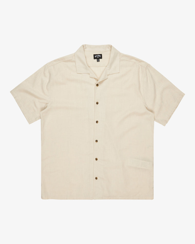 Load image into Gallery viewer, Billabong Men&#39;s Vacay Solid Short Sleeves Shirt Off White EBYWT03009-OFW
