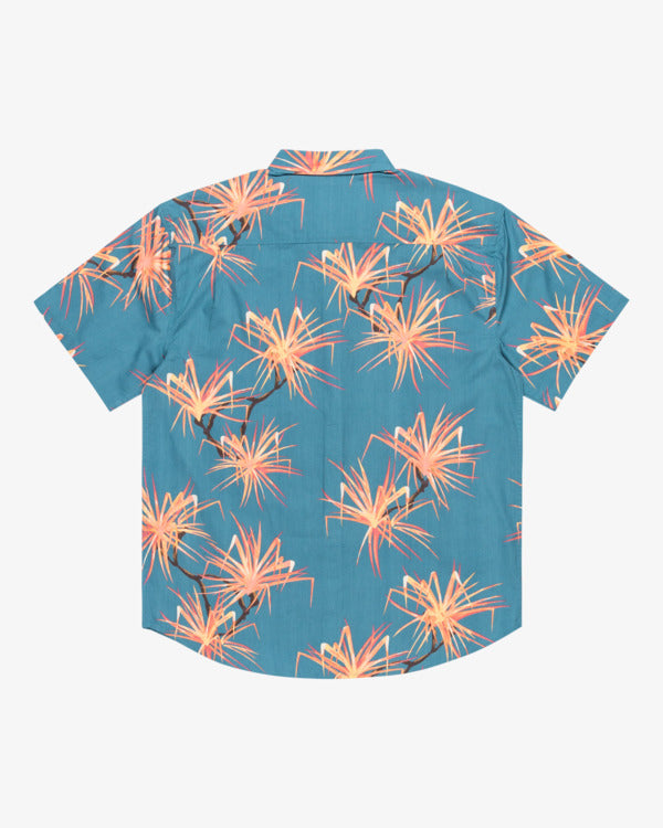 Load image into Gallery viewer, Billabong Men&#39;s Sundays Short Sleeves Shirt Glacier Blue EBYWT03011-BMC0
