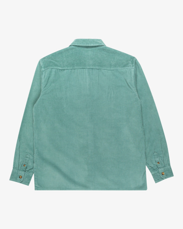 Load image into Gallery viewer, Billabong Men's Bong Days Long Sleeve Corduroy Shirt Sagebrush EBYWT03015-BMR0
