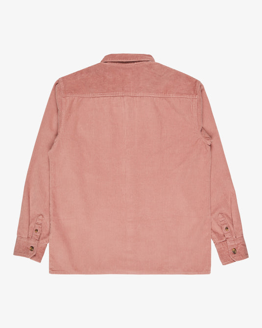 Billabong Men's Bong Days Long Sleeve Shirt Ash Rose EBYWT03015-MKM0