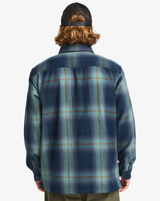 Billabong Men's Lodge Overshirt Navy EBYWT03016-NVY