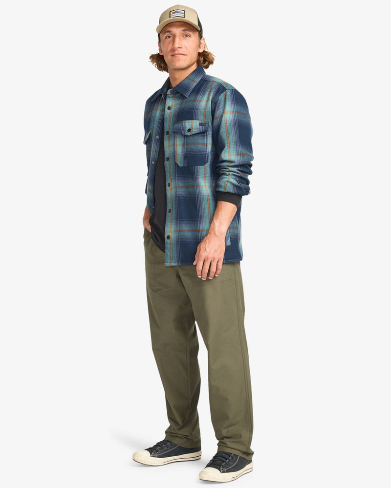 Load image into Gallery viewer, Billabong Men's Lodge Overshirt Navy EBYWT03016-NVY
