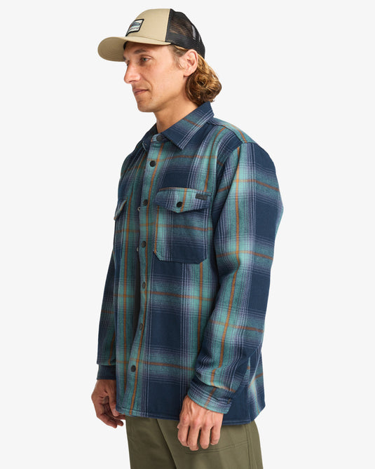 Billabong Men's Lodge Overshirt Navy EBYWT03016-NVY